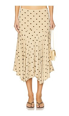 With Jean Maeve Midi Skirt in Polka Dot from Revolve.com | Revolve Clothing (Global)