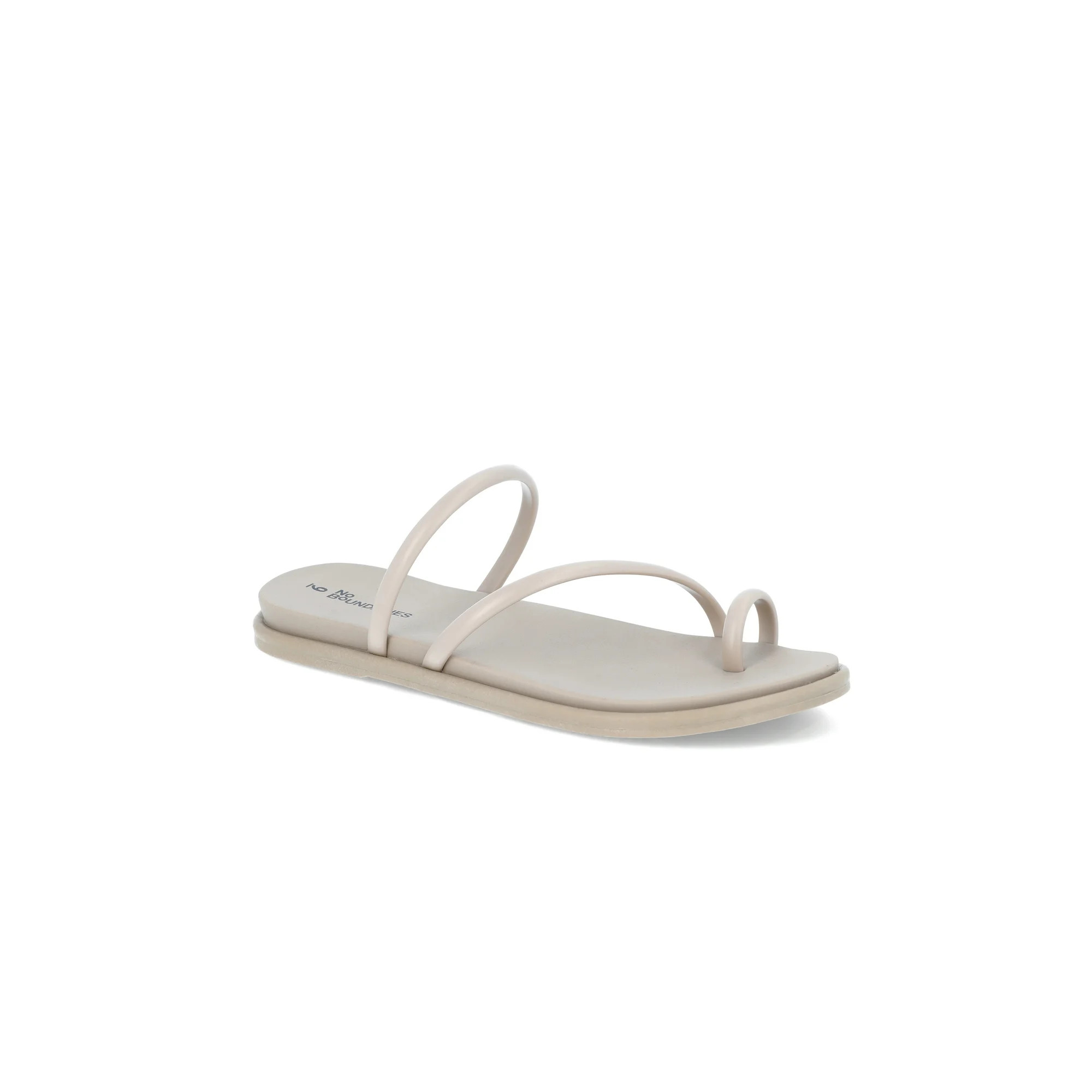 No Boundaries Women's Strappy Toe Loop Sandals | Walmart (US)