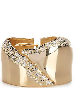 Natasha Accessories Crystal Organic Cuff Bracelet | Dillard's | Dillard's