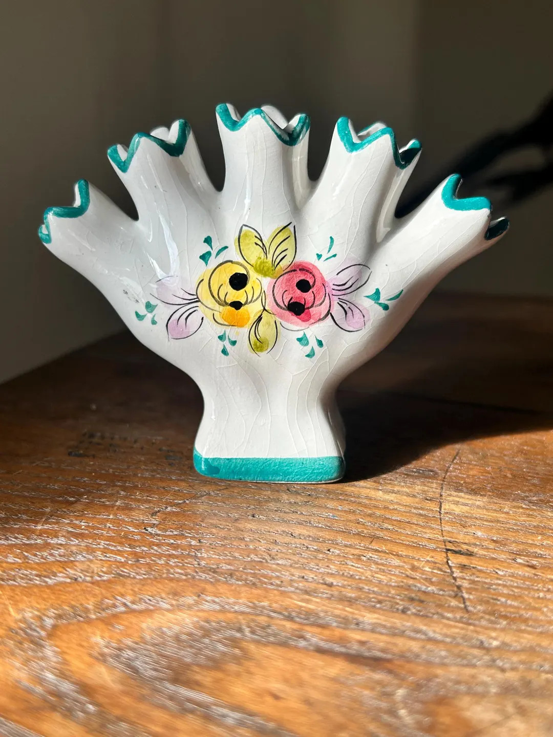 Vintage Elpa Alcobaca 305 Five Finger Bud Vase | Hand Painted Floral - Etsy | Etsy (US)