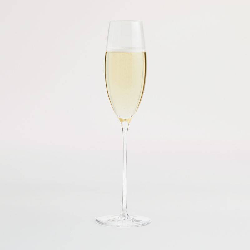 Camille Long-Stem Champagne Glass + Reviews | Crate & Barrel | Crate & Barrel