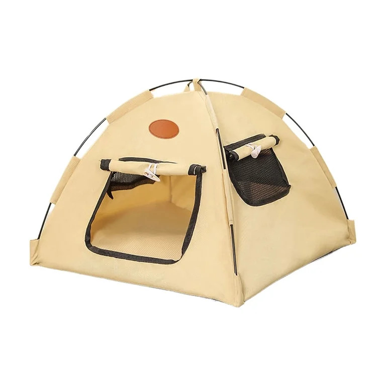 Pet Tent Cats Dog Bed Portable Folding Cat Shelter Tent Insect Proof Ventilated Breathable Mesh P... | Walmart (US)