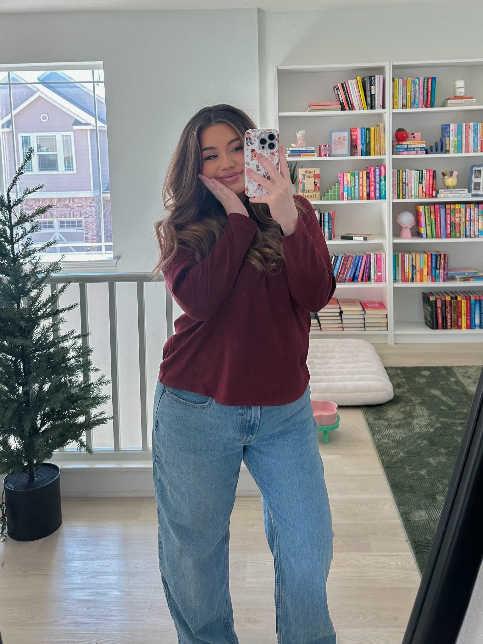 wearing a medium top, 30 short jeans - TTS

#LTKootd #LTKmomlife #LTKMidsize