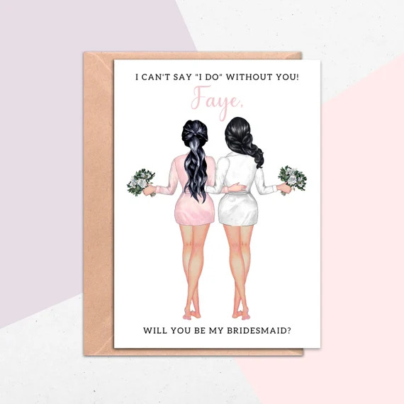 Will You Be My Bridesmaid, Personalized Bridesmaid Proposal, Bridesmaid Proposal, Be My Bridesmai... | Etsy (US)