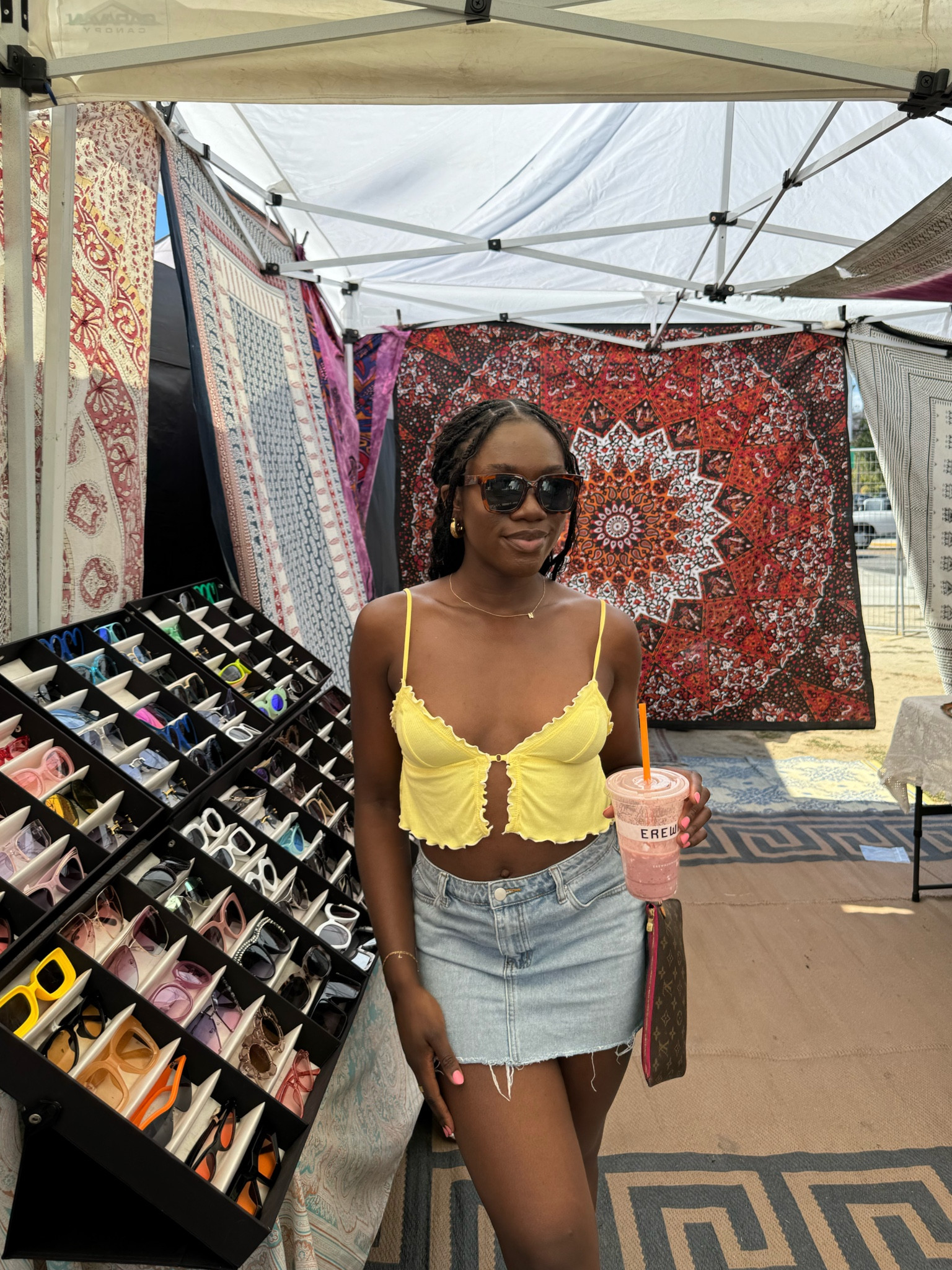 Outfit ideas, casual outfit, summer outfit, denim skirt, mini skirt, yellow top, going out outfit, dress, summer dress, ootd, sandals, dinner outfit, vacation outfit inspo 

#LTKFindsUnder100 #LTKSaleAlert #LTKSummerSales