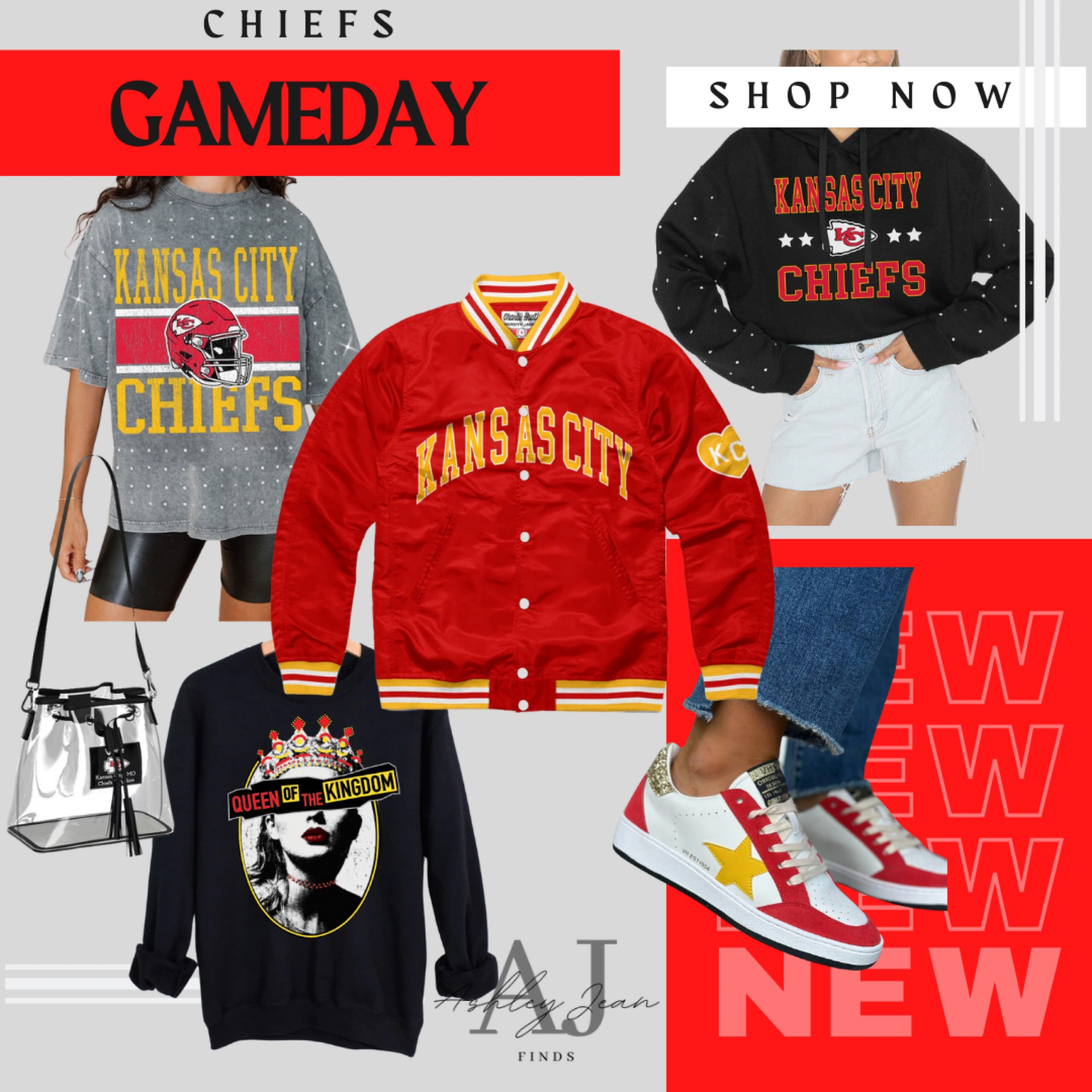 Your SUPERBOWL attire ❤️🏈💛 
It’s always fun to expand your Chiefs Gameday wardrobe! Here are some of my favorites!! 

#LTKParties