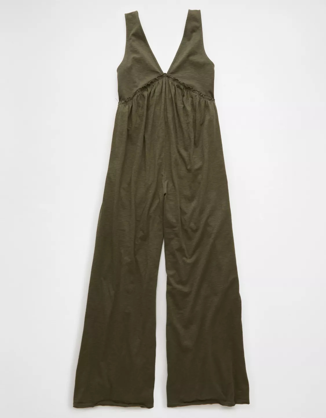 AE Sunchaser Knit V-Neck Jumpsuit | American Eagle Outfitters (US & CA)