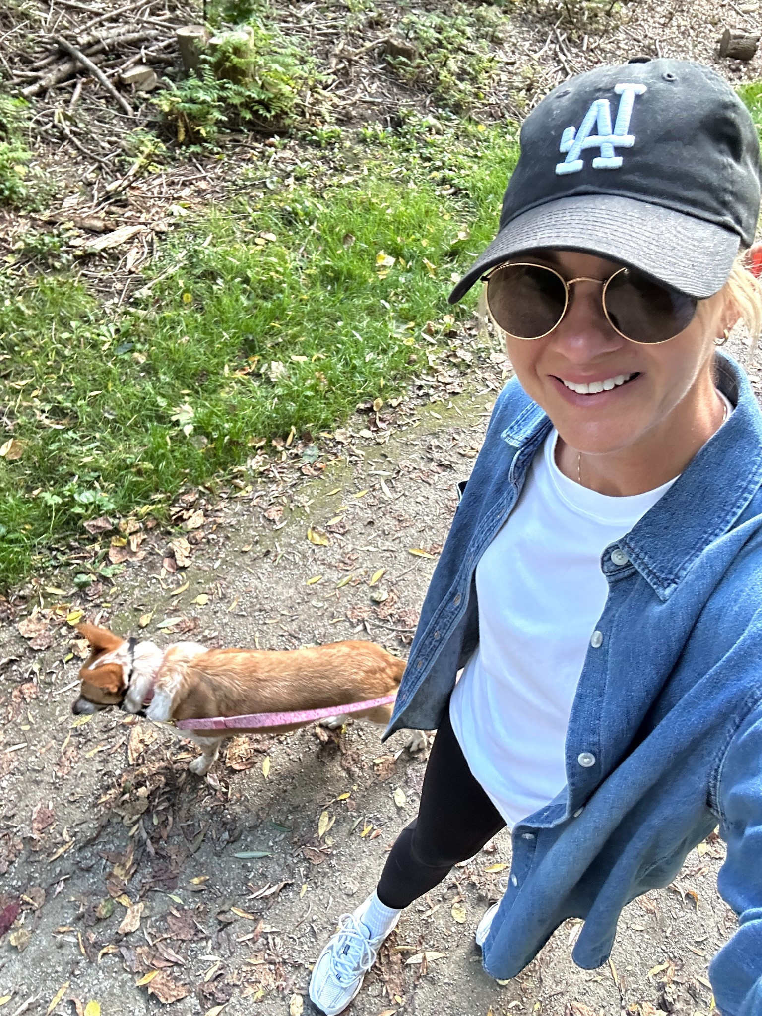 Fall walk fit- my go to (coziest ever) long sleeve T, and denim shirt. 💙

#LTKfall #LTKcanada #LTKstyletip