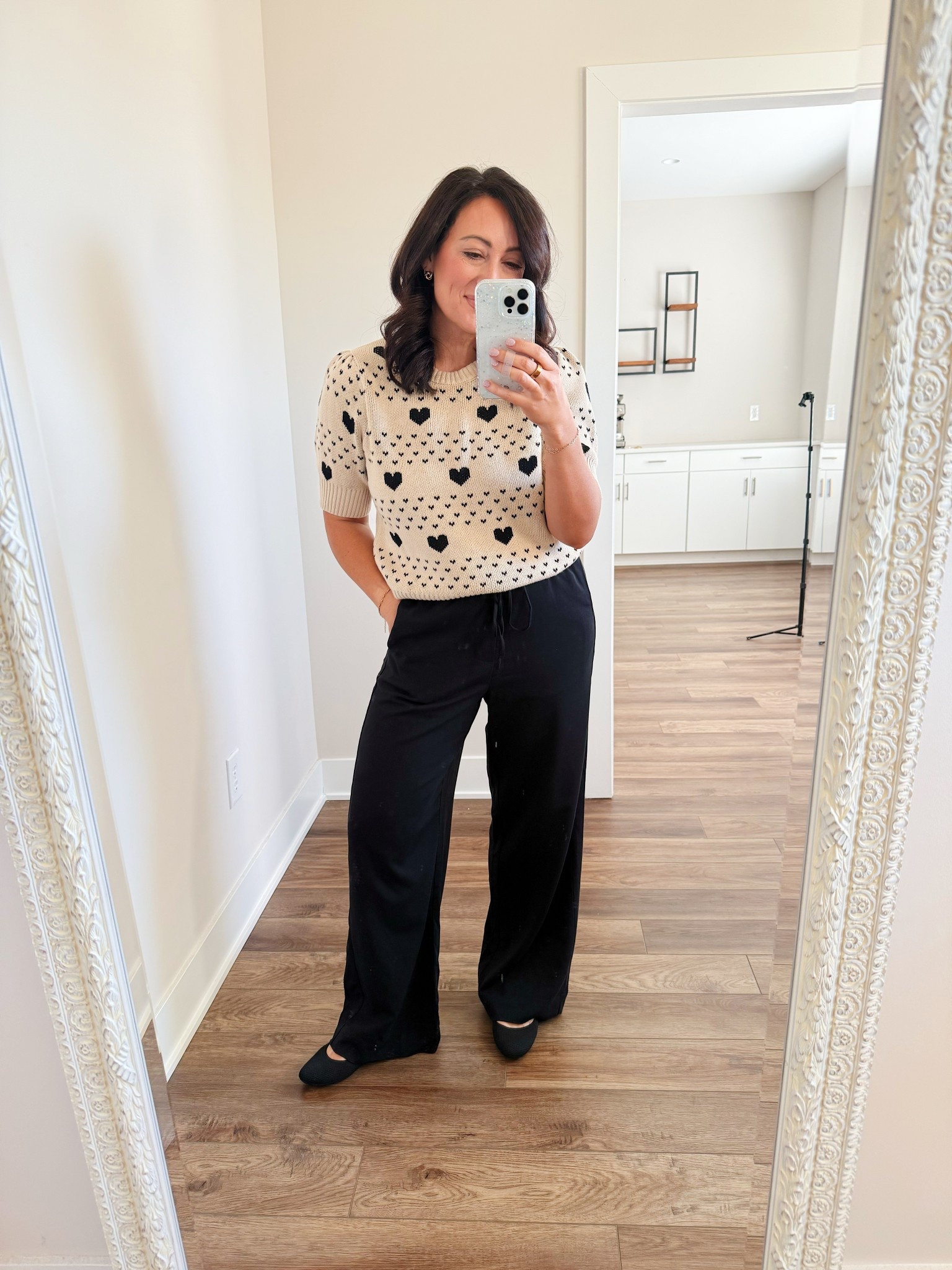 TARGET 🎯 TUESDAY 
• medium top
• medium regular length pants (I’m 5’4)
• flats true to sixe 


#LTKFindsUnder100 #LTKootd #LTKMidsize