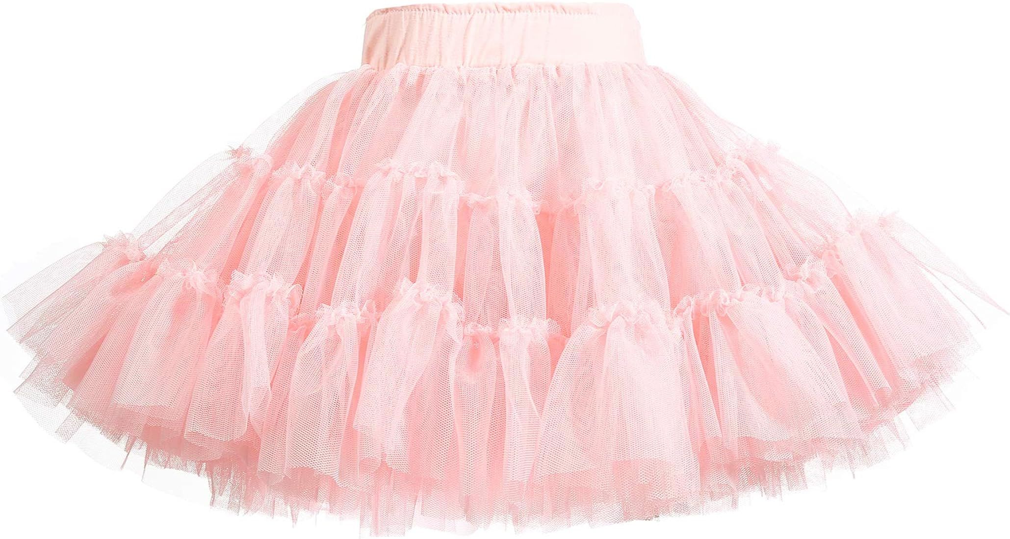 Baby Tutu Skirt Toddler Little Girls'Ballet Dance Tulle Skirt 1-10T | Amazon (US)