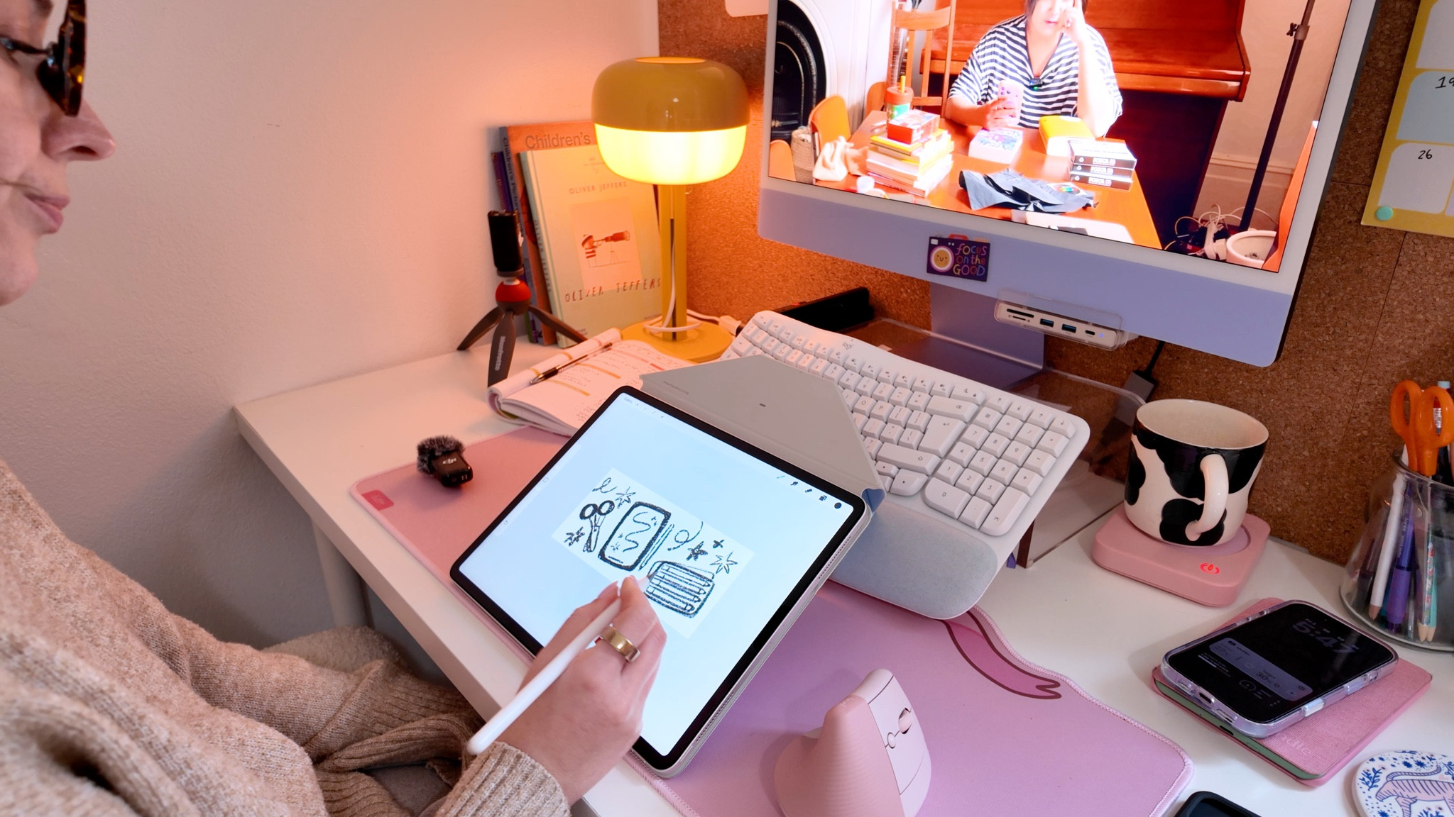Shop my desk drawing setup as seen in my Patreon planning spring vlog 🌷✨ 

#LTKvlog #LTKdayinmylife