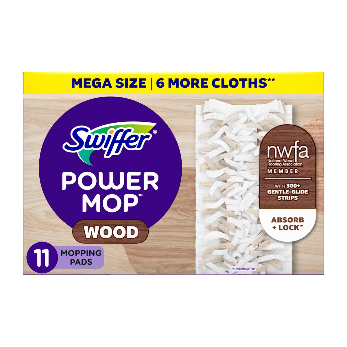 Swiffer Power Mop Wood Mopping Pad Refills for Floor Cleaning | Target