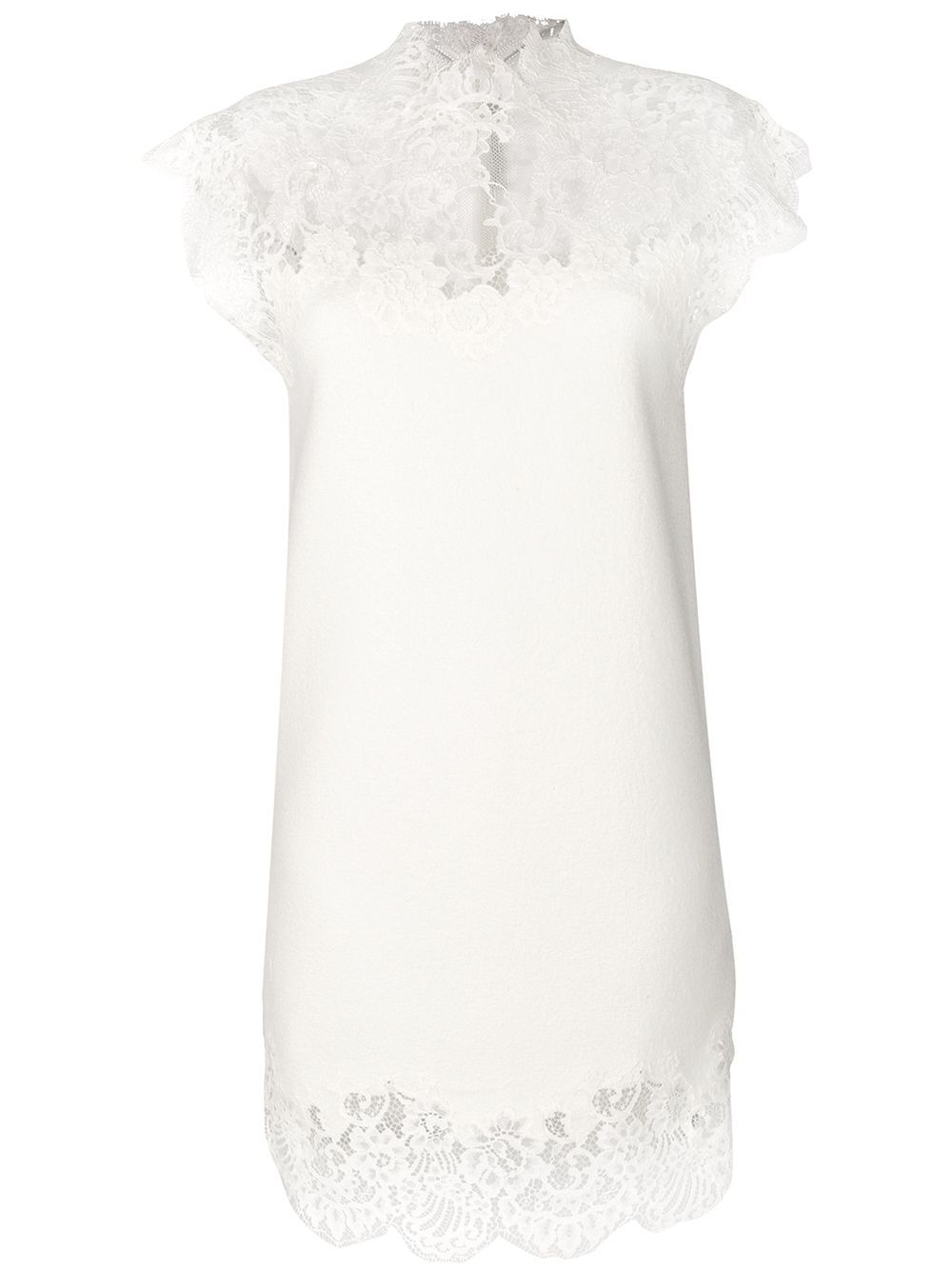 Ermanno Scervino lace overlay dress - White | FarFetch US