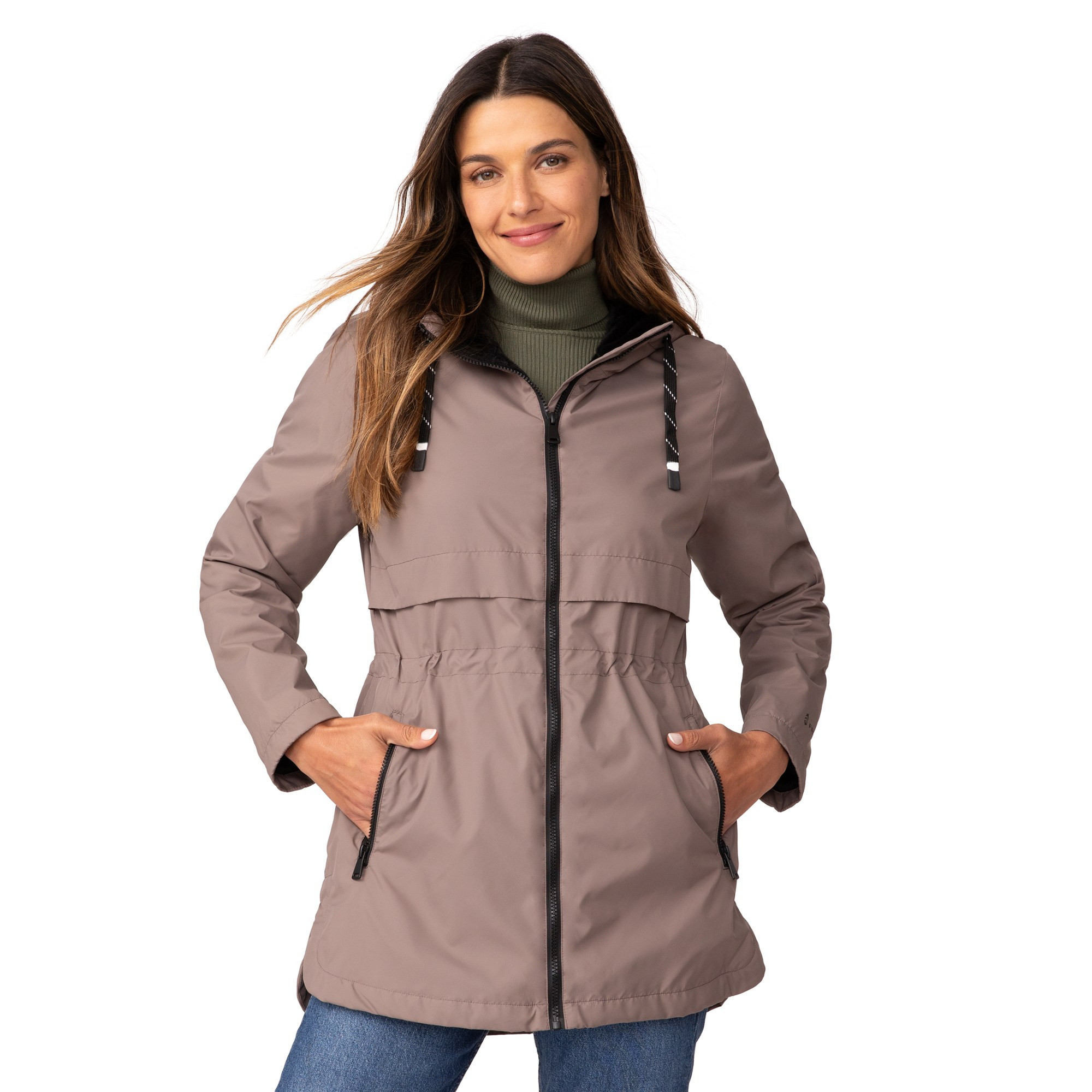 Free Country Women's Windshear Anorak Jacket Brown S | REI