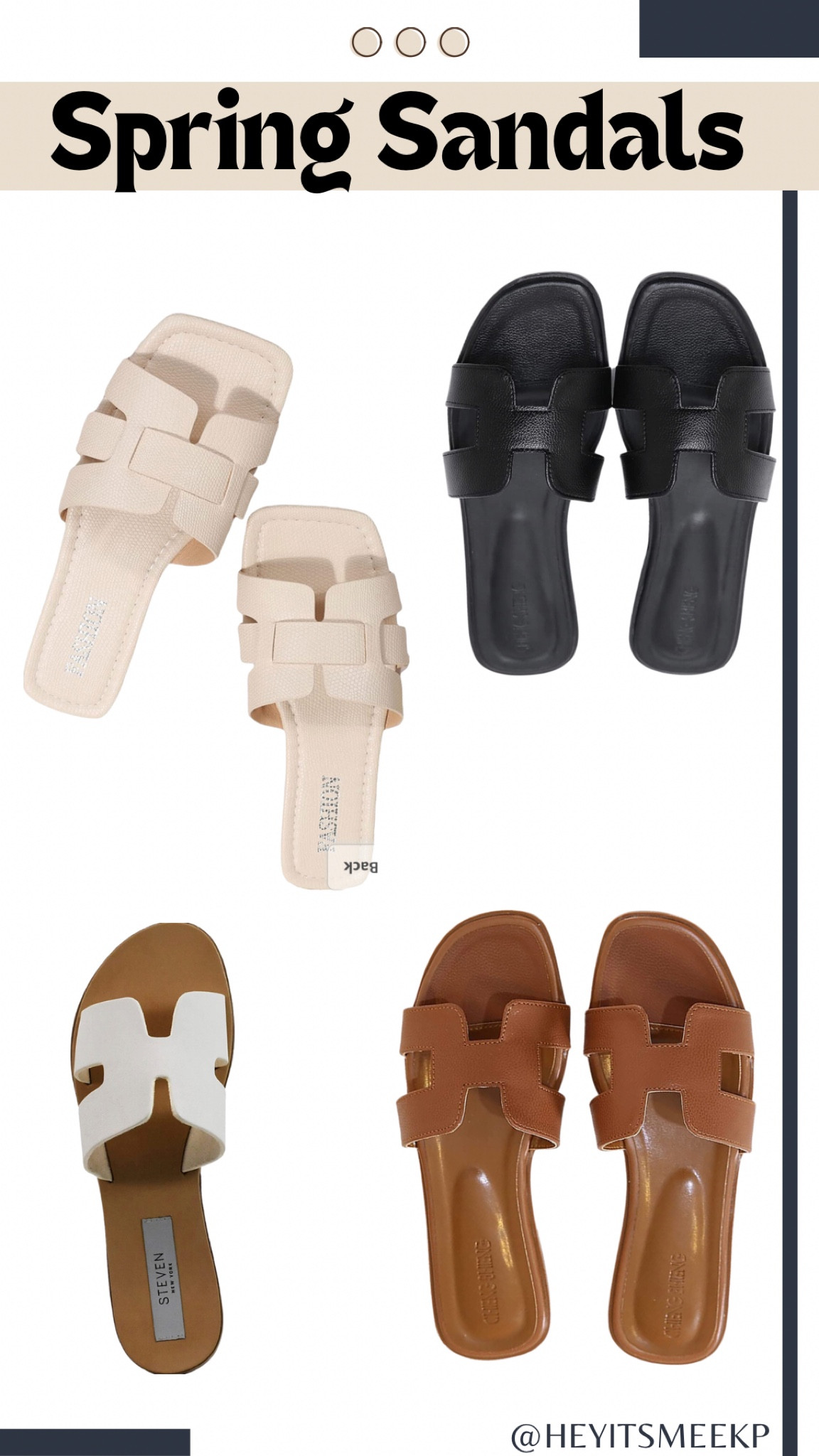 For my girls who are in love with the Hermes sandals but don’t want to spend that much $$ these are SO SIMILAR and are all around $35! #sandals #summershoe #summersandal

#LTKunder50 #LTKshoecrush #LTKstyletip