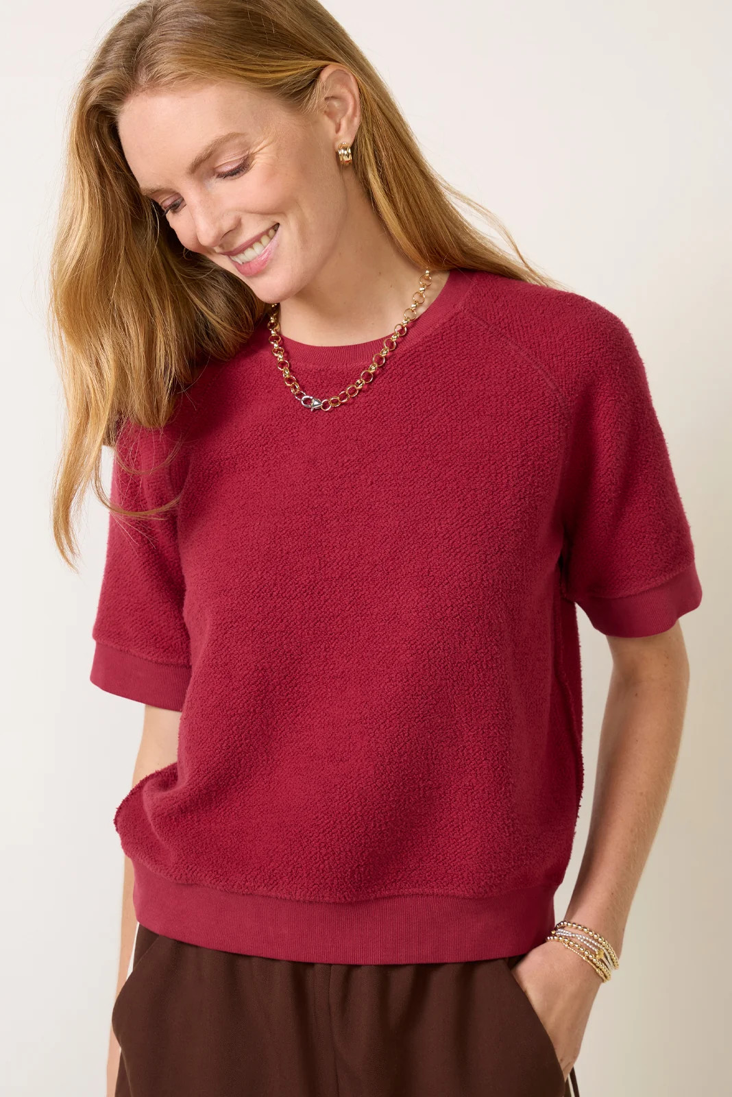 Kennedy Short Sleeve Sweatshirt | Evereve