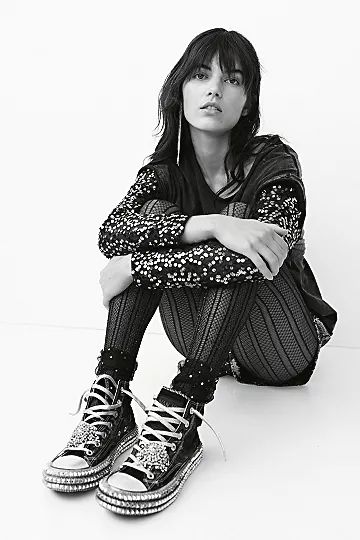 Cruise Studded Hi Top Sneakers | Free People (Global - UK&FR Excluded)