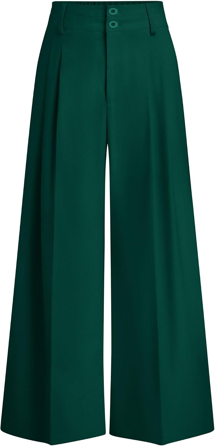 PRETTYGARDEN Women's High Waisted Wide Leg Dress Pants | Amazon (US)