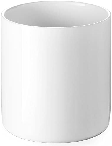 DOWAN 7.2" Extra Large Utensil Holder, DIY Available, White Kitchen Utensil Caddy with Cork Mat, ... | Amazon (US)