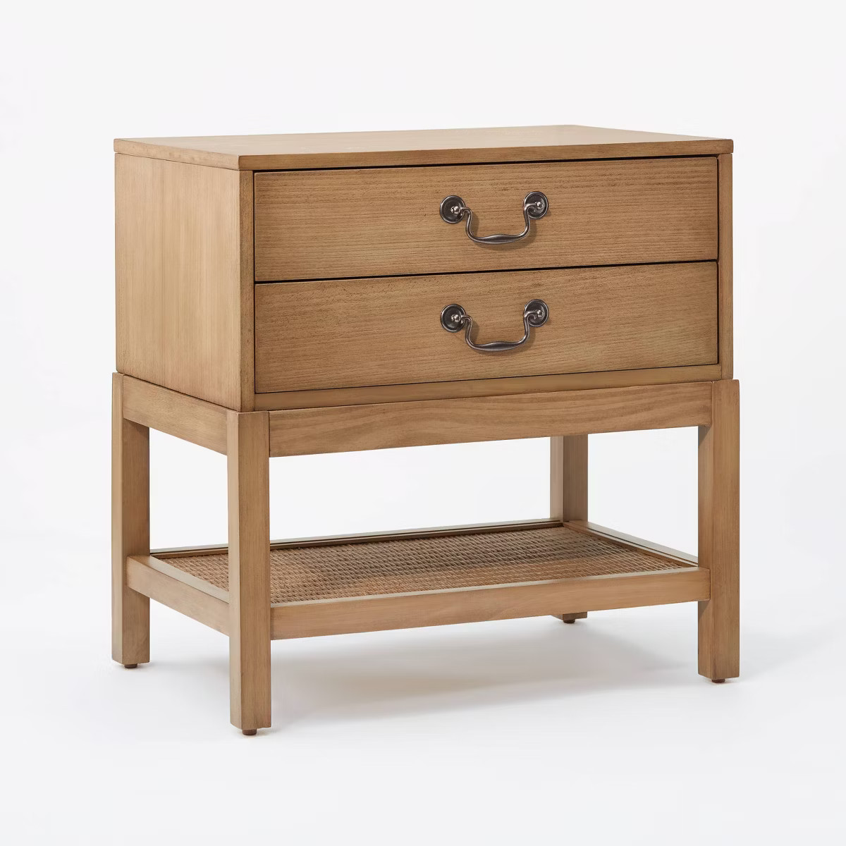 Elmira Traditional Nightstand with Storage Drawers Brown - Threshold™ designed with Studio McGe... | Target
