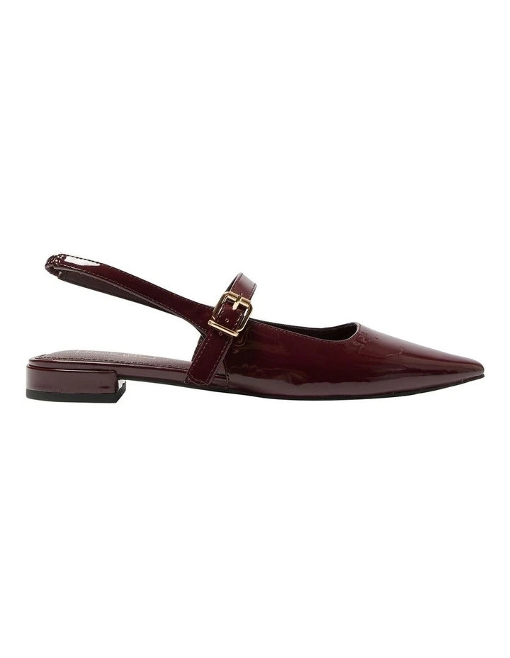 Pink IncBianca Flat Shoes in Wine Patent | Myer