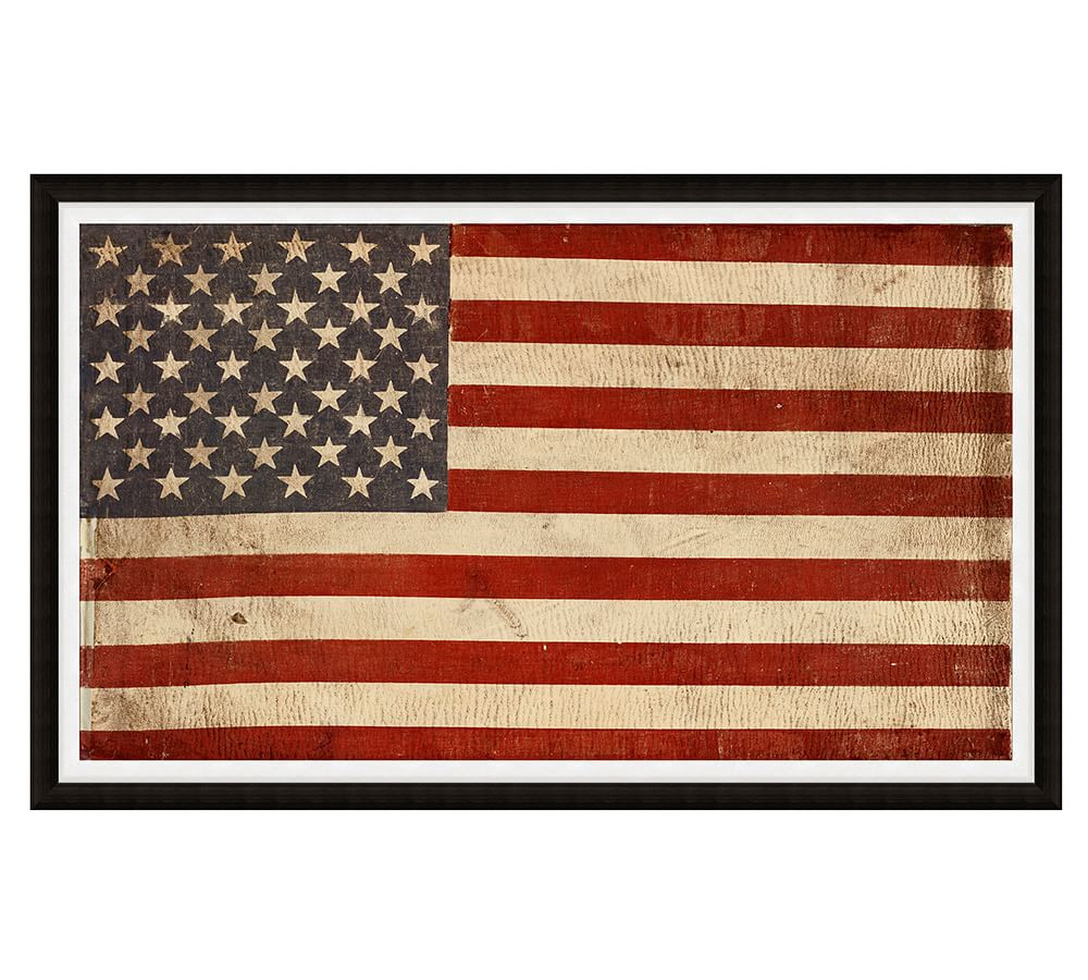 American Flag Framed Print | Pottery Barn (US)