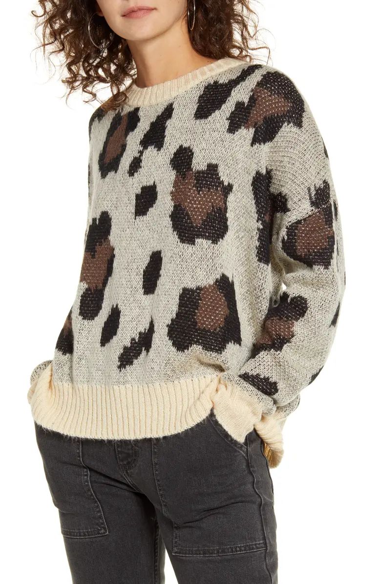 Leopard Jacquard Sweater | Nordstrom