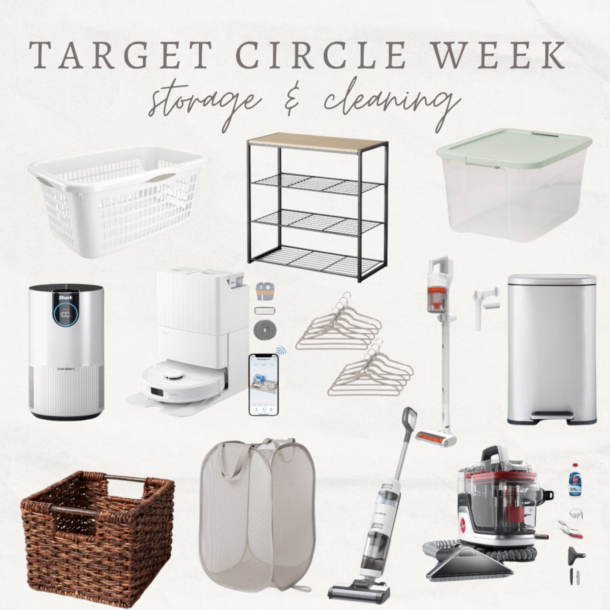 Target circle week! Storage & cleaning. 