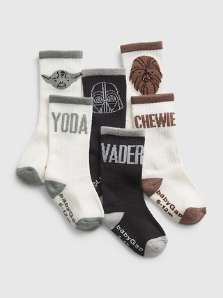 babyGap | Star Wars™ Crew Socks (3-Pack) | Gap (US)