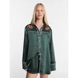 Kacey Lee Women's Satin Sleep Shirt with Long Sleeves, Size XS-XXL | Walmart (US)