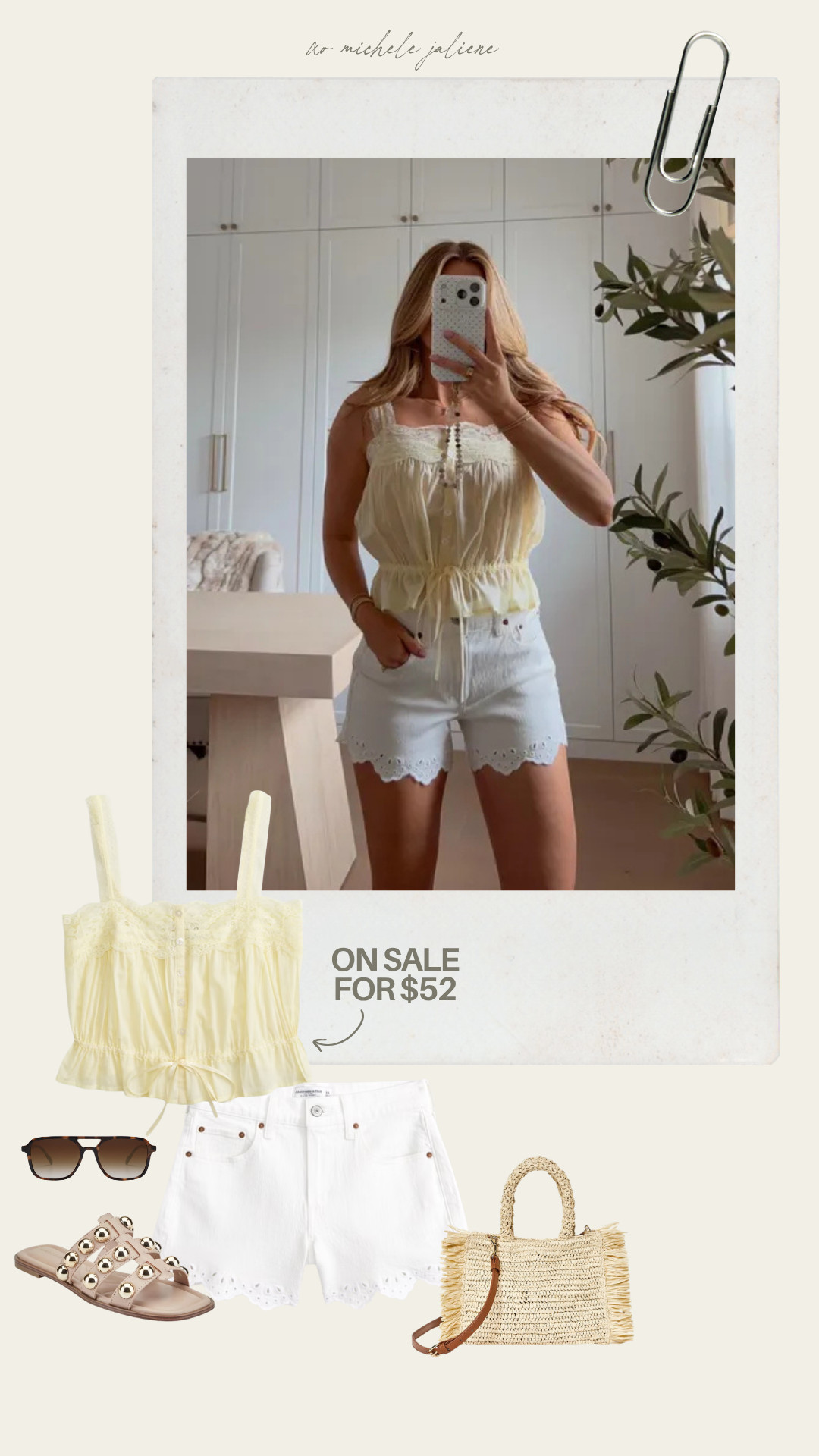 20-40% off almost everything at abercrombie 🤍 

sale alert, summer outfits, casual outfits, denim, shorts, abercrombie, michele jaliene  

 #LTKootd #LTKSaleAlert