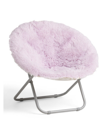 Faux Fur Saucer Chair | TJ Maxx