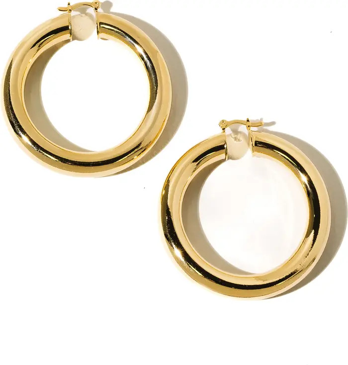 Aubree Large Tube Hoop Earrings | Nordstrom