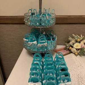 Personalized Mini Purse Favors Robins Egg Color w/ White Bow.  Baby Showers, Bridal Showers, Enga... | Etsy (US)