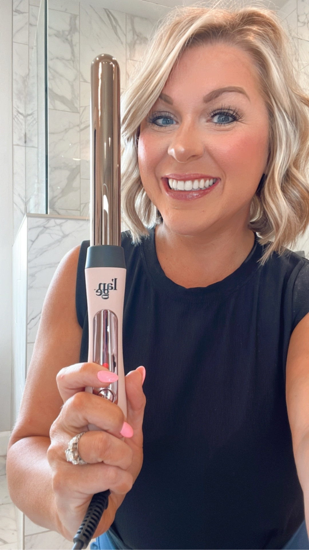 Get this look with these hair products! #Hairstyle #curlingwand #HairTools #LANGE

#LTKBeauty