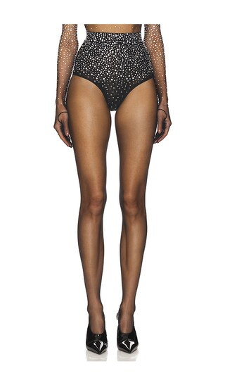 Crystal Mesh Brief in Black | Revolve Clothing (Global)