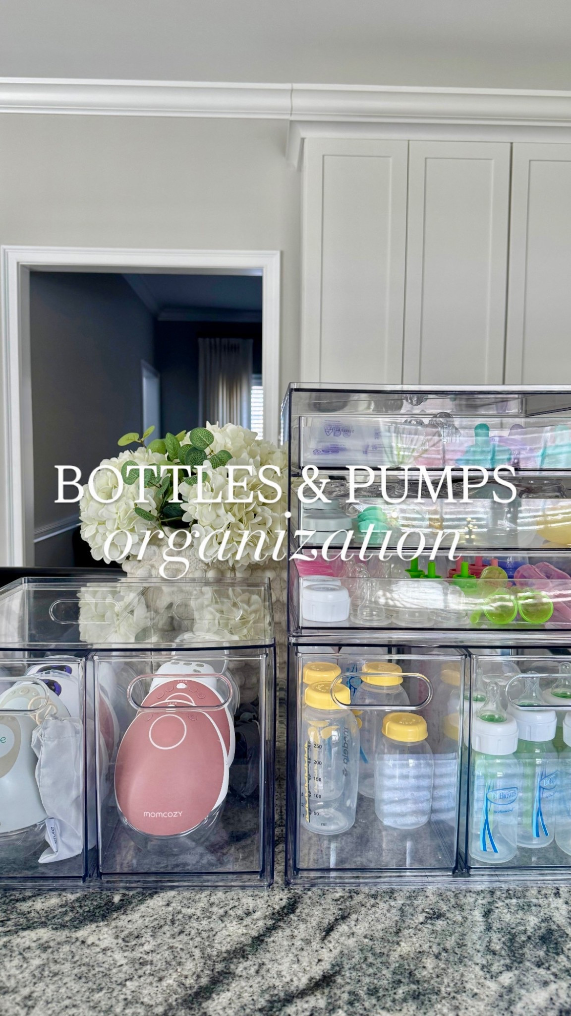 ✨❗️currently 20% off!

In a few weeks, I’ll be a mom of two and I’ll be going into the newborn stage much more prepared and organized this time…

I got these clear organizers to store bottles, pacifiers and pump parts. Honestly, I really wish I did this the first time around because I had things stored all over 🤦🏼‍♀️

For now, I have two different types of bottles (Dr. Browns & Philips Advent) because I’m not sure what type this baby will prefer. My first only used the Dr. Brown’s so I will reorganize as needed when they’re born! I also have extra Medela bottles here which I use for storage of pumped milk in the fridge.

I was surprised how much these drawers can hold, including all the extra cups for the portable pumps!

And since I’m sure the four portable pumps will ruffle some feathers… 

I used the Elvies almost exclusively last time once my supply was established (I would have quit without them). The Mom Cozy s9s I got from my registry and used once in a while, but they’re so much more bulky, have more parts to clean and less convenient for the on the go.

The Lanisoh portables were recently gifted to me and the Mom Cozy M9s I was able to get through insurance. The M9s are very similar to the Elvies with the detachable bottles & caps, so I’m excited to give them a try! 

#LTKBaby #LTKKids #LTKSaleAlert