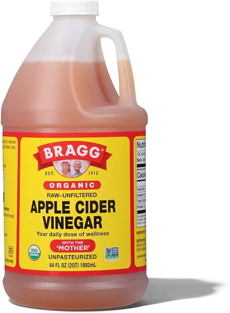 Bragg Organic Apple Cider Vinegar with the Mother - 64 fl oz - Raw and Unfiltered | Amazon (US)