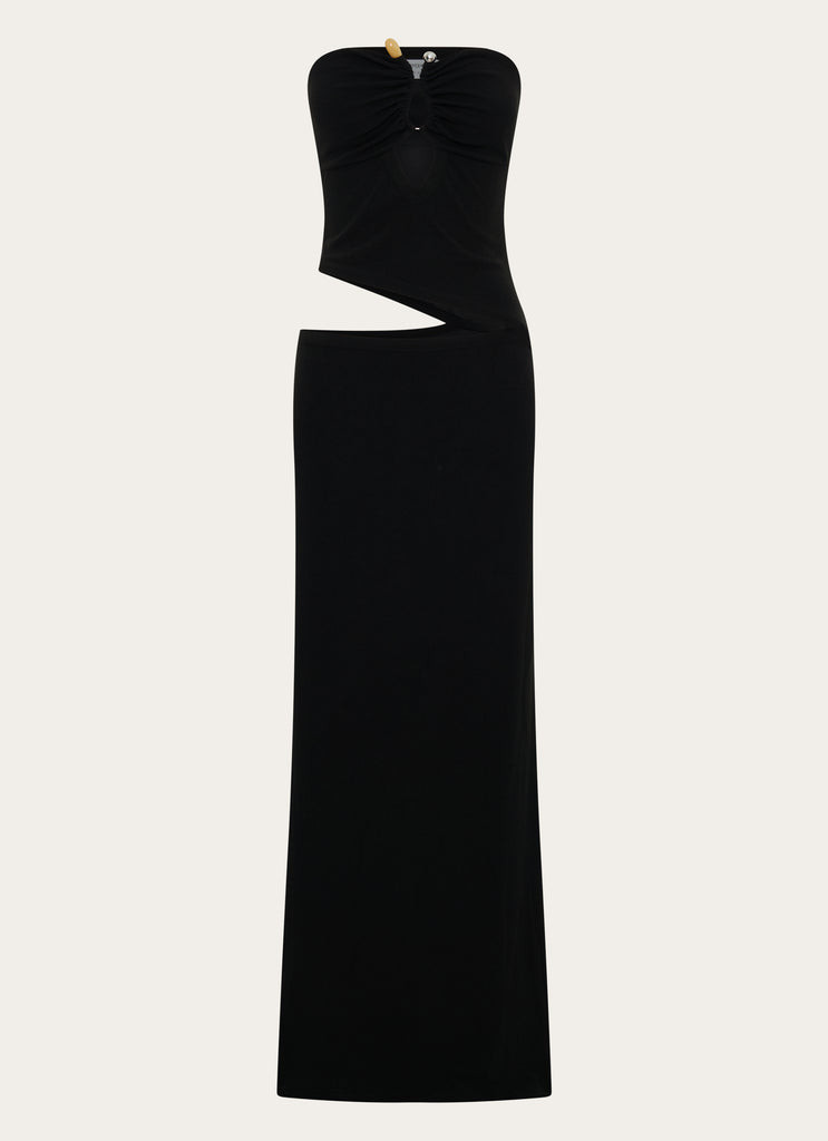 Wild Roses Maxi Dress - Black | Peppermayo (Global)