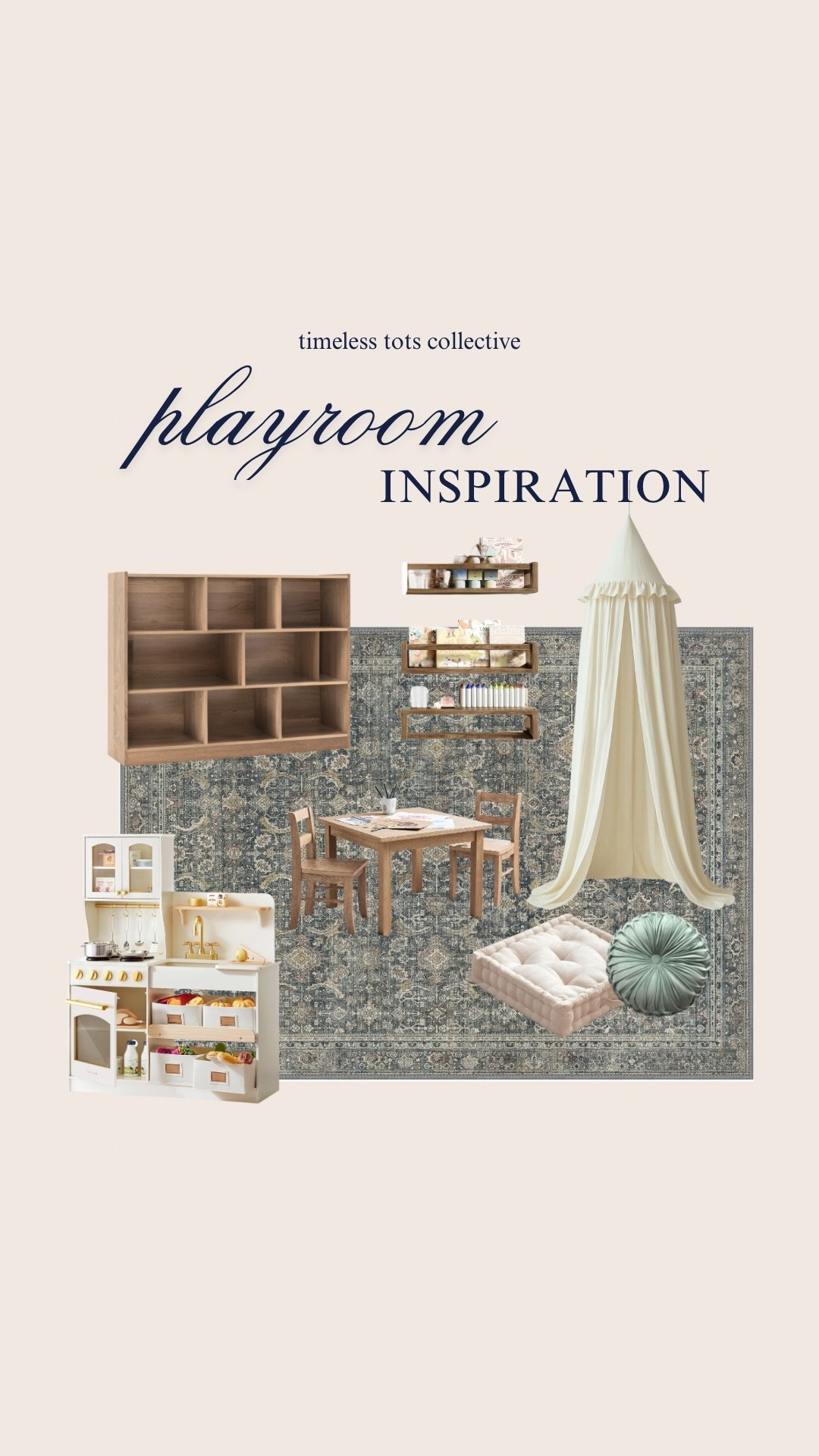 What your little one really needs is a playroom that is easy to clean, calming, & encourages play!