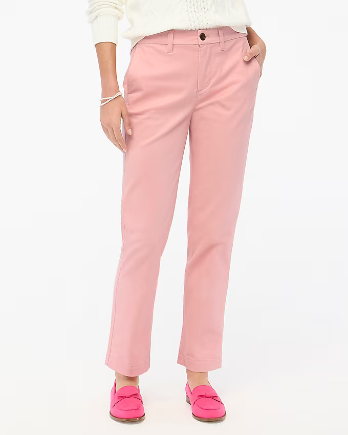 High-rise girlfriend chino pant | J.Crew Factory