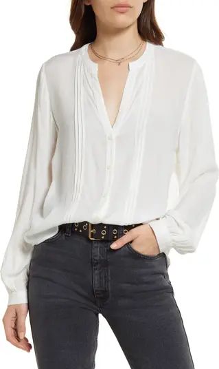 Floral Long Sleeve Peasant Blouse | Nordstrom