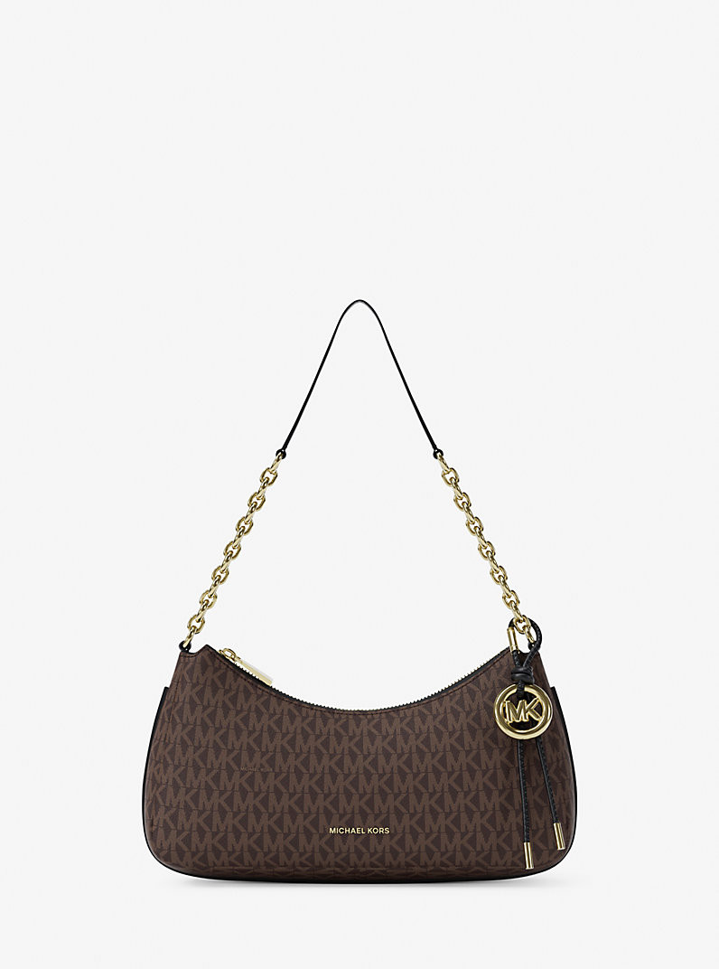 Nolita Medium Signature Logo Chain Pochette | Michael Kors US