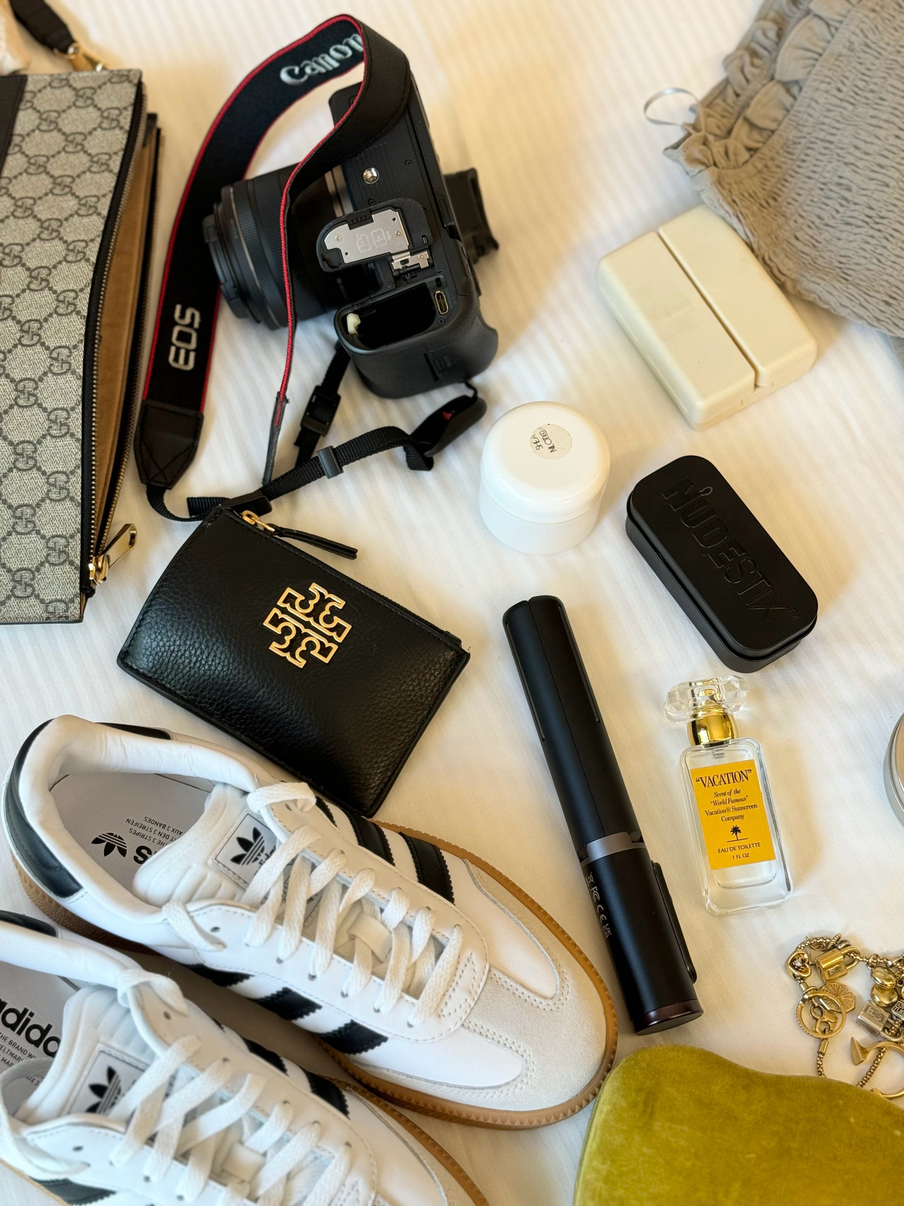 Travel essentials. Pack smart, creators edition. 

Adding some of my beauty stuff too. @ulta


#travel #travelessentials #beauty #perfume #camera #gotoshoes #ubcollective #ultabeautypartner #ubaffiliate21dob #contentcreator #travelwithme

#LTKCon #LTKTravel