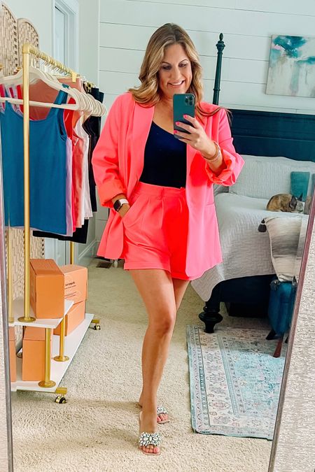 You won’t regret buying this suit! Surprisingly well made and well fitting. I’m wearing the XL which is my regular size. Shorts have elastic waist in back so they are very forgiving and flattering  

#LTKFind #LTKSeasonal #LTKstyletip