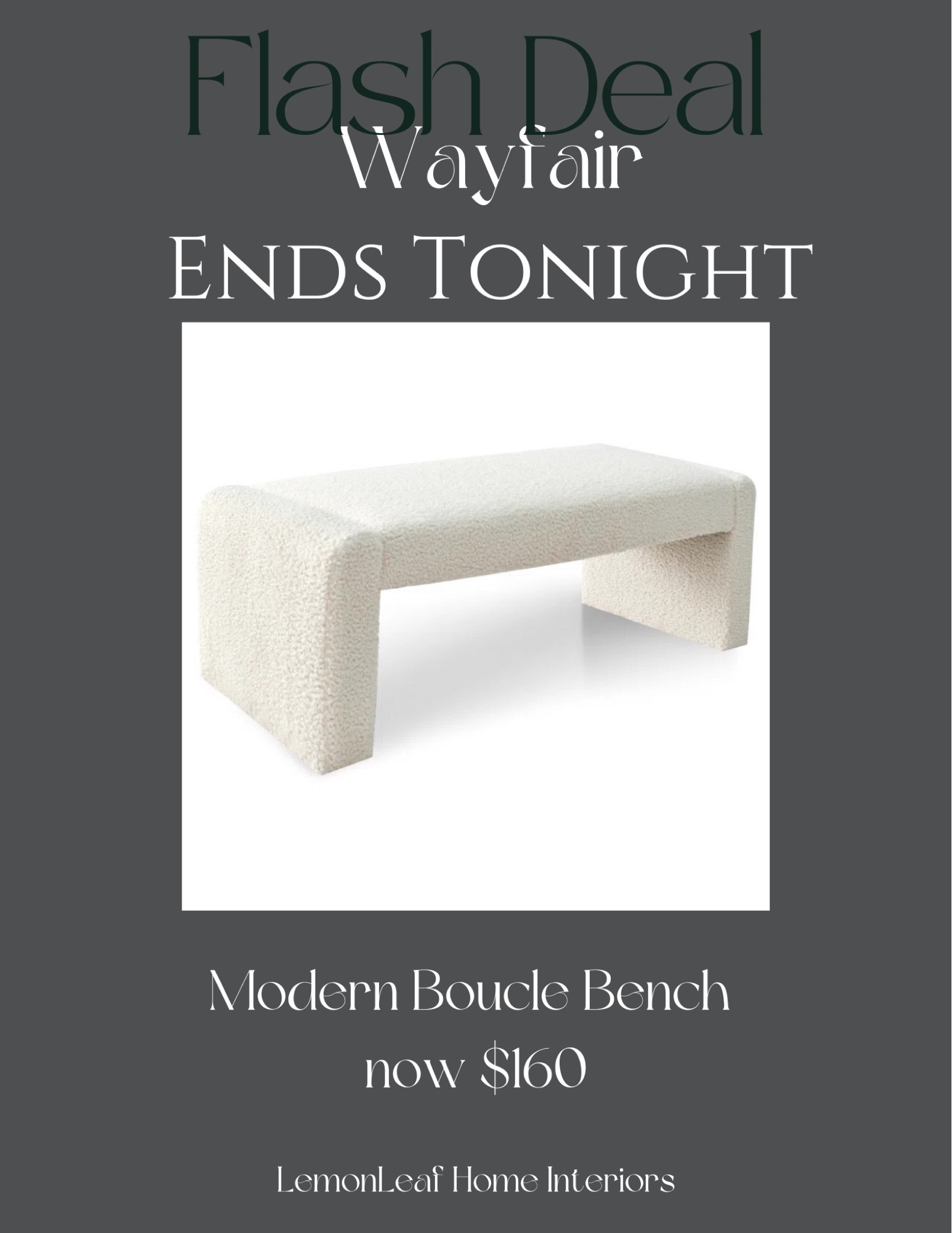 Black Friday flash deal at wayfair. Modern upholstered bench perfect in entryway, bedroom, or living room. Wayfair furniture sale



#LTKCyberWeek #LTKhome #LTKsalealert