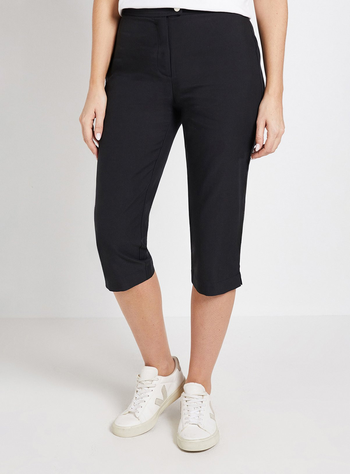 WALLIS Cropped Capri Trouser Black | Tu Clothing