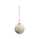 Creative Co-Op 3" Round Bead, Silver Finish Glass Ornaments, Multi | Amazon (US)