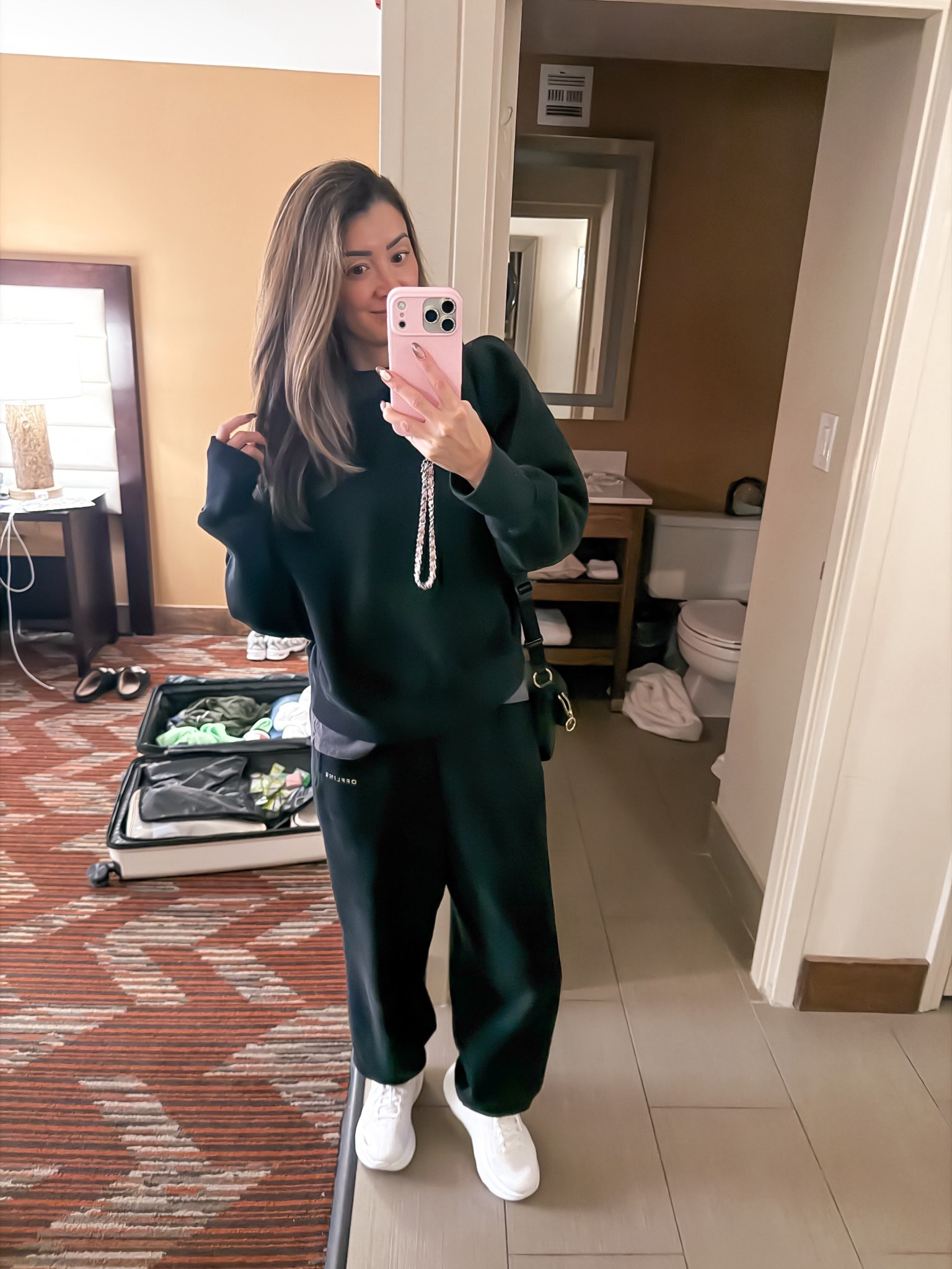 OOTD. Comfortable sweatsuit set. Comes in multiple colors and true to size.

#LTKgrwm #LTKootd #LTKActive