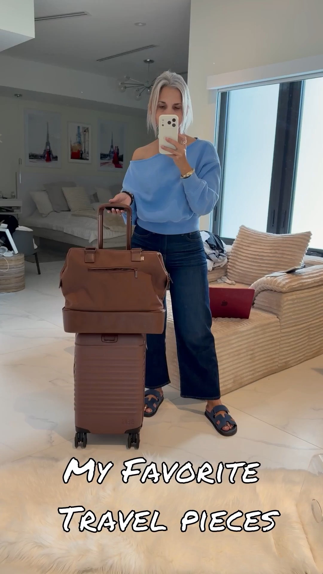 My favorite travel pieces from BEIS, I have the small carry-on, the mini weekender which is great to take as my personal item and also fit some of the handbags I want to bring with me when I travel, the medium check-in suitcase and the big check-in luggage. Totally recommend them!

#LTKTravel